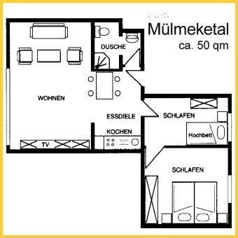 Apartment Alte Schule Willingen (Upland)